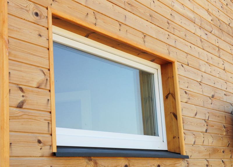 Modern Window Frames on a House